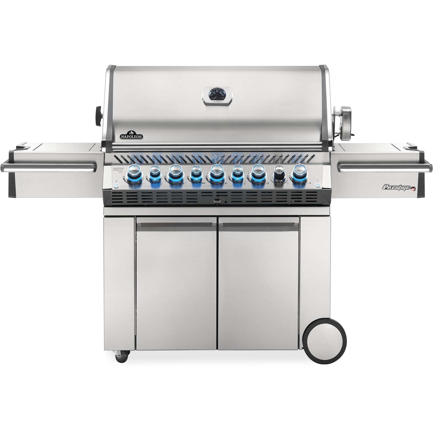 Prestige Pro 665 RSIB Gas Grill with Infrared Rear and Side Burners in Stainless Steel