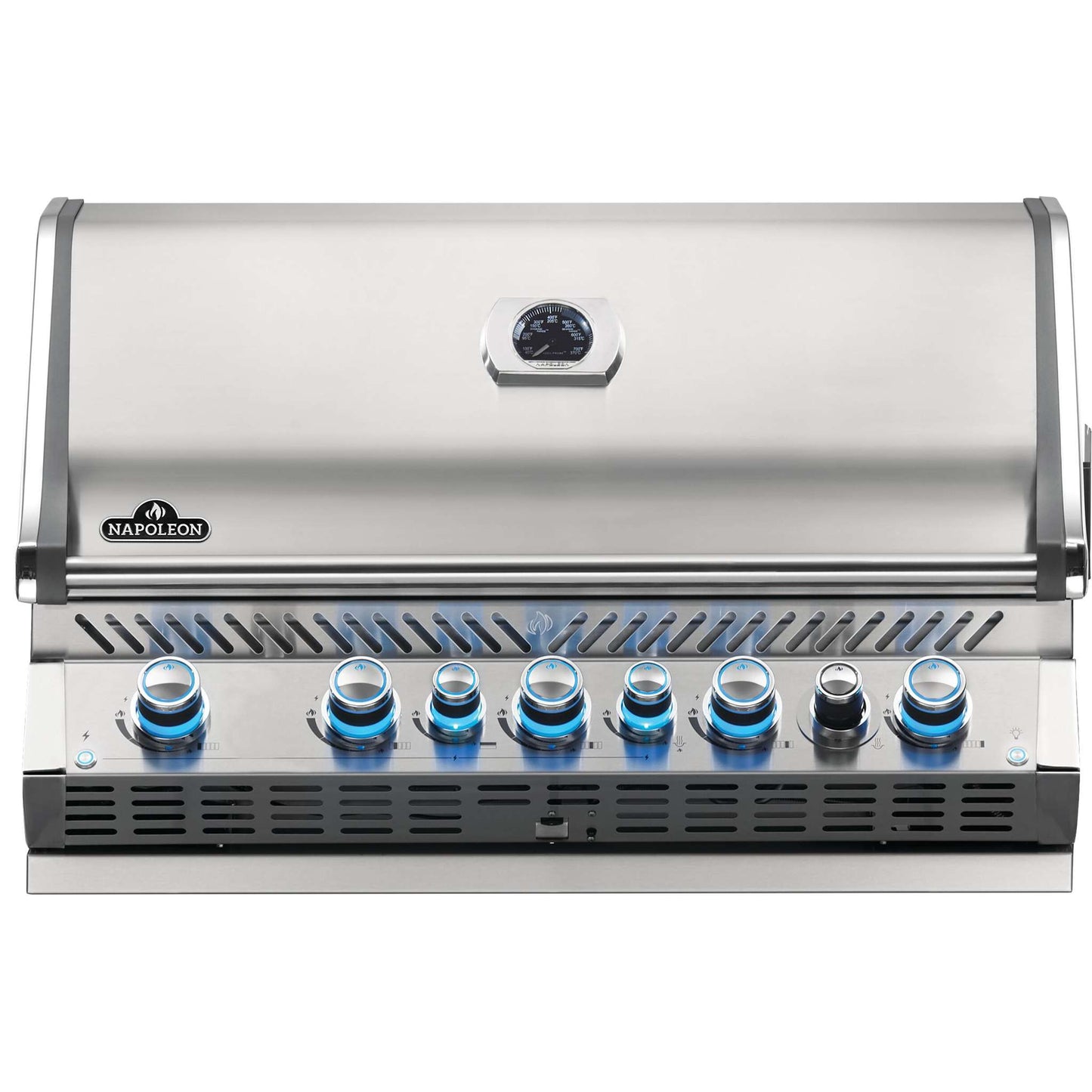 BI Prestige Pro 665 RSIB Built In Gas Grill Head with Infrared Rear Burner in Stainless Steel