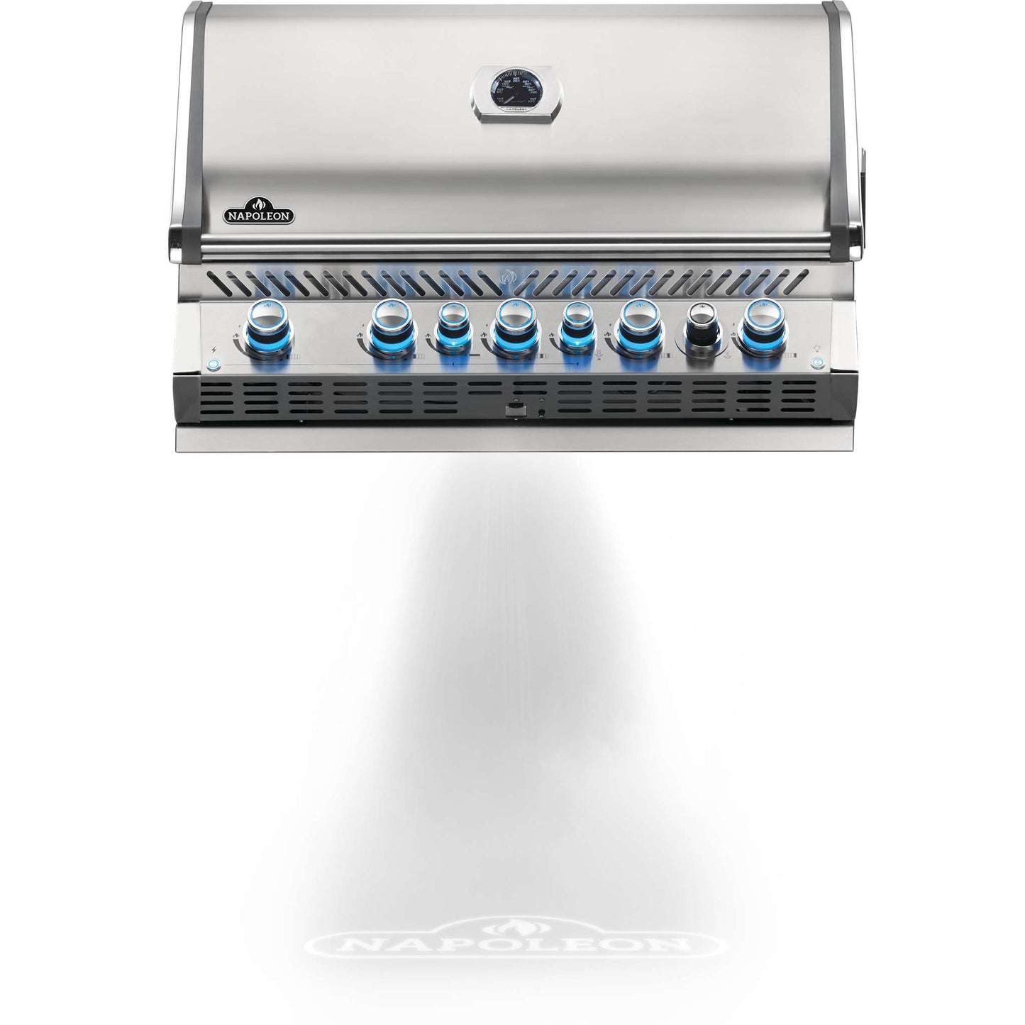 BI Prestige Pro 665 RSIB Built In Gas Grill Head with Infrared Rear Burner in Stainless Steel