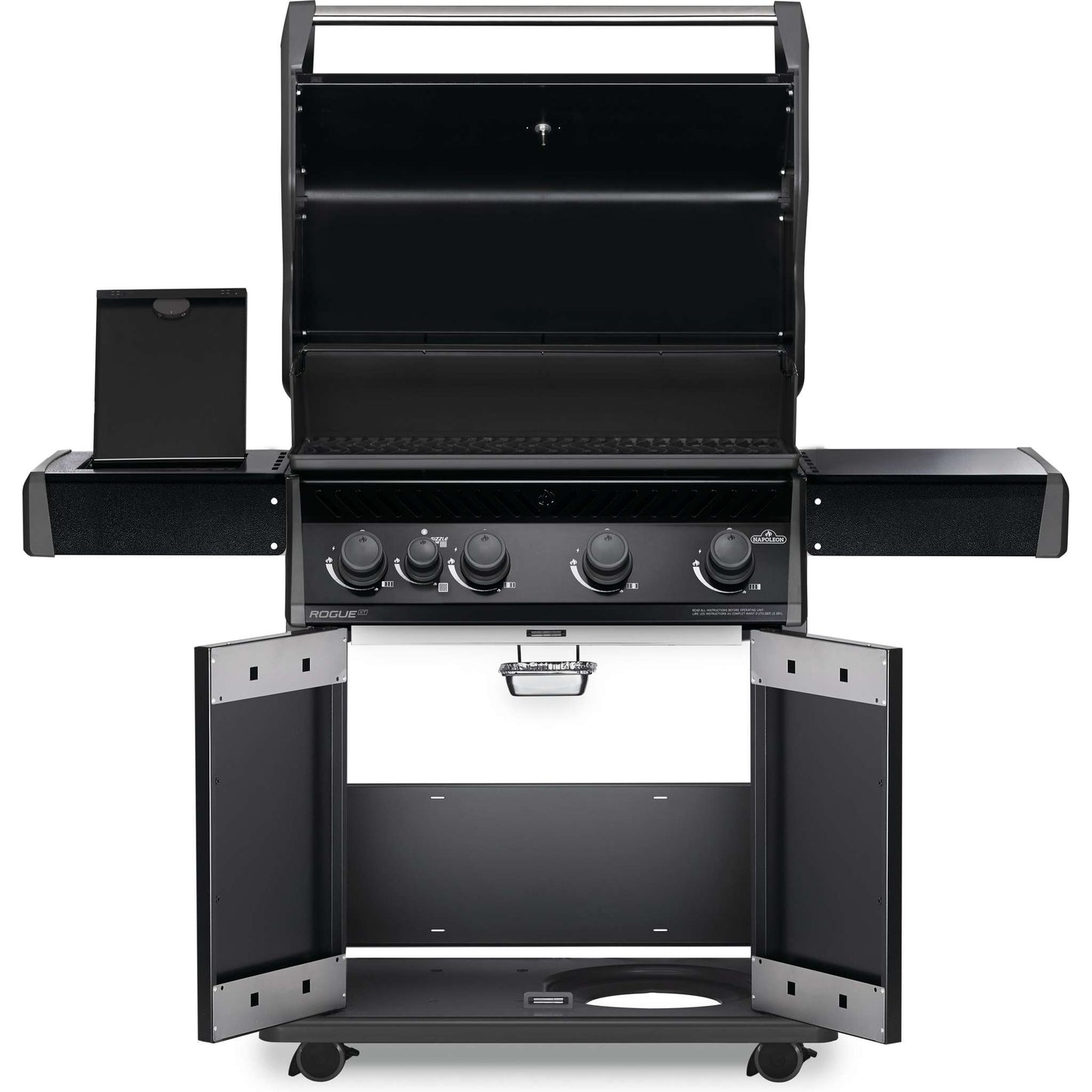 Rogue 525 RSIB Gas Grill with Infrared Side Burner in Black