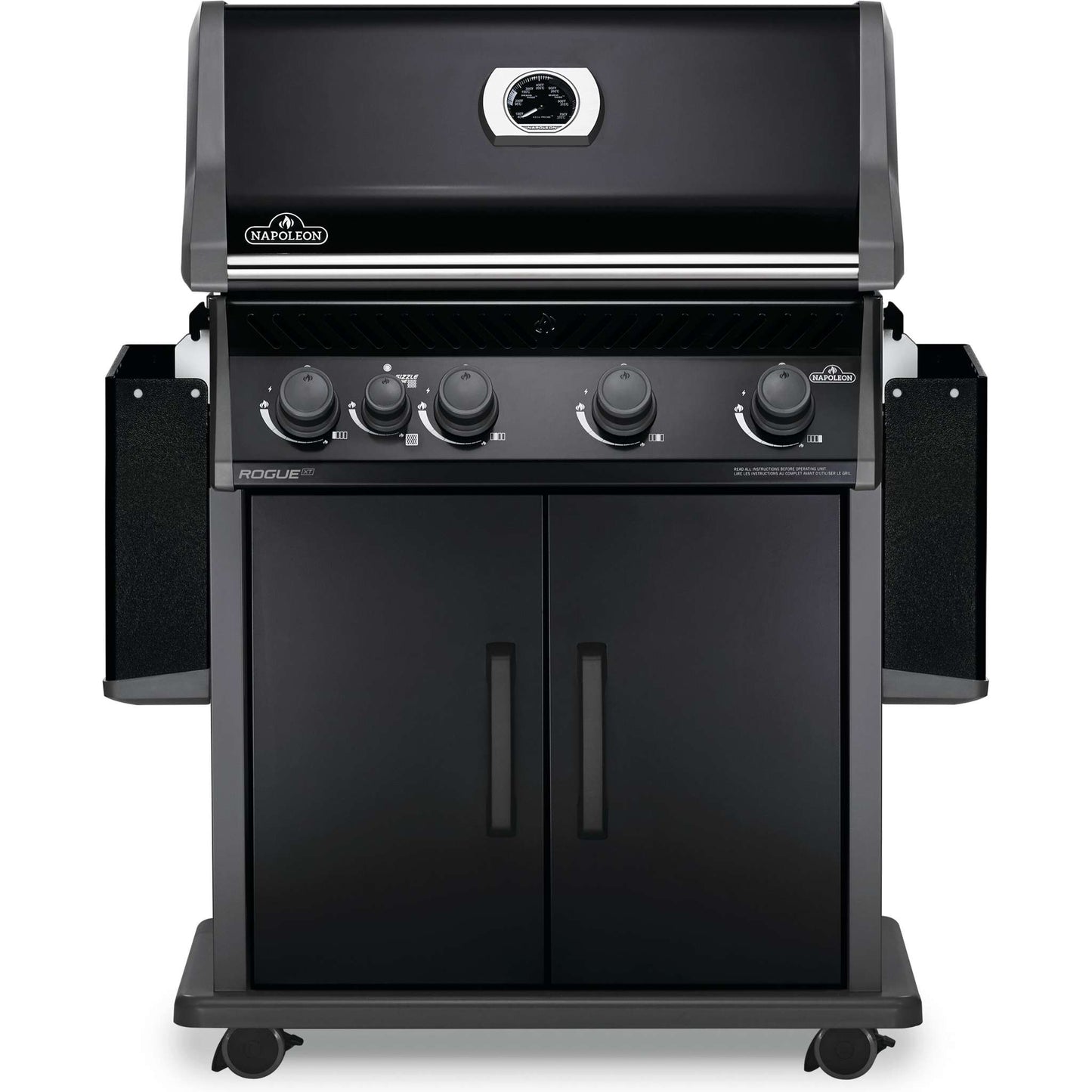 Rogue 525 RSIB Gas Grill with Infrared Side Burner in Black