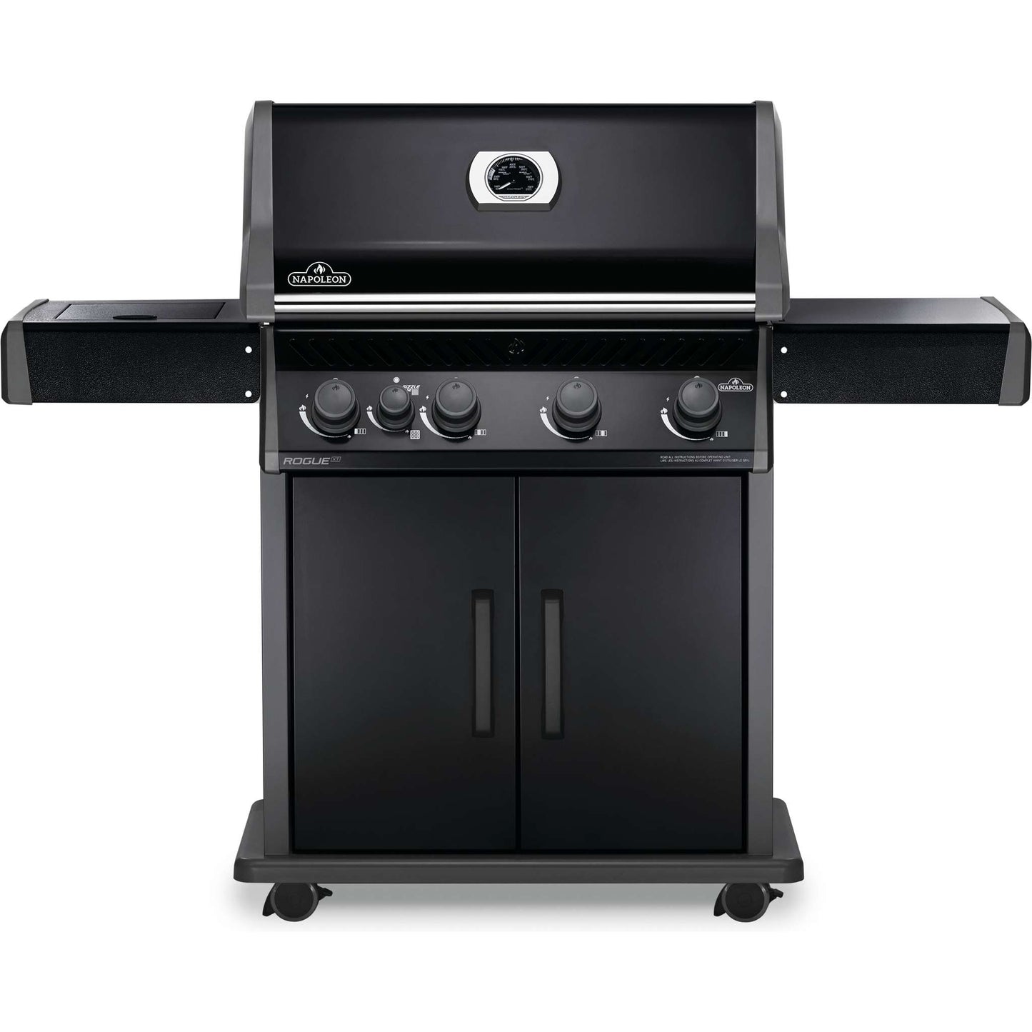 Rogue 525 RSIB Gas Grill with Infrared Side Burner in Black