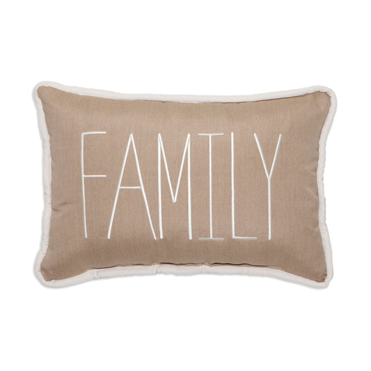 Peak Season 14 x 20 FAMILY Embroidery - Canvas Heather Beige