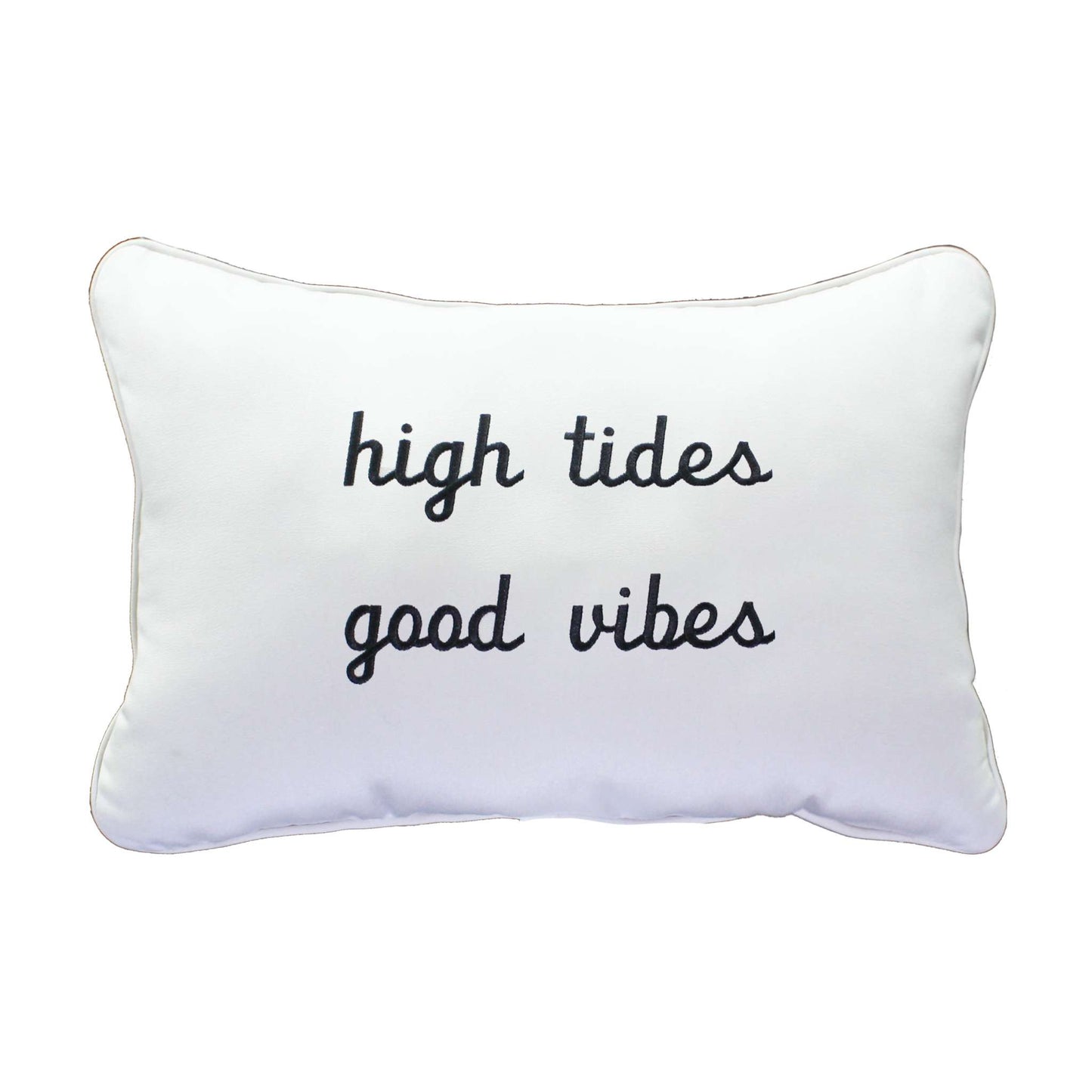 Peak Season 14 x 20 High Tide Good Vibes Embroidery - Canvas Canvas