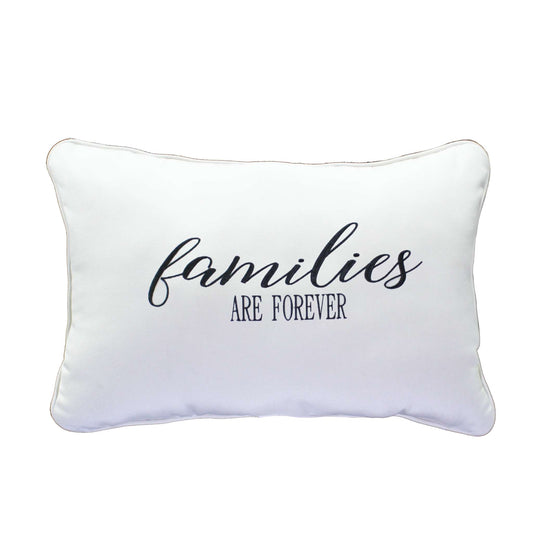 Peak Season 14 x 20 Families Are Forever Embroidery - Canvas Canvas