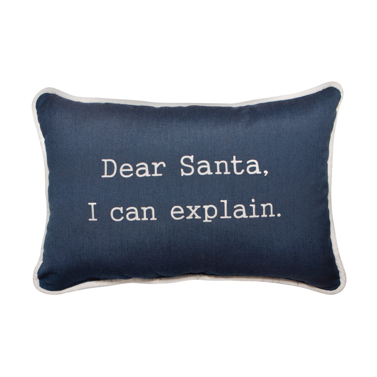 Peak Season 14 x 20 Dear Santa Embroidery - Spectrum Indigo