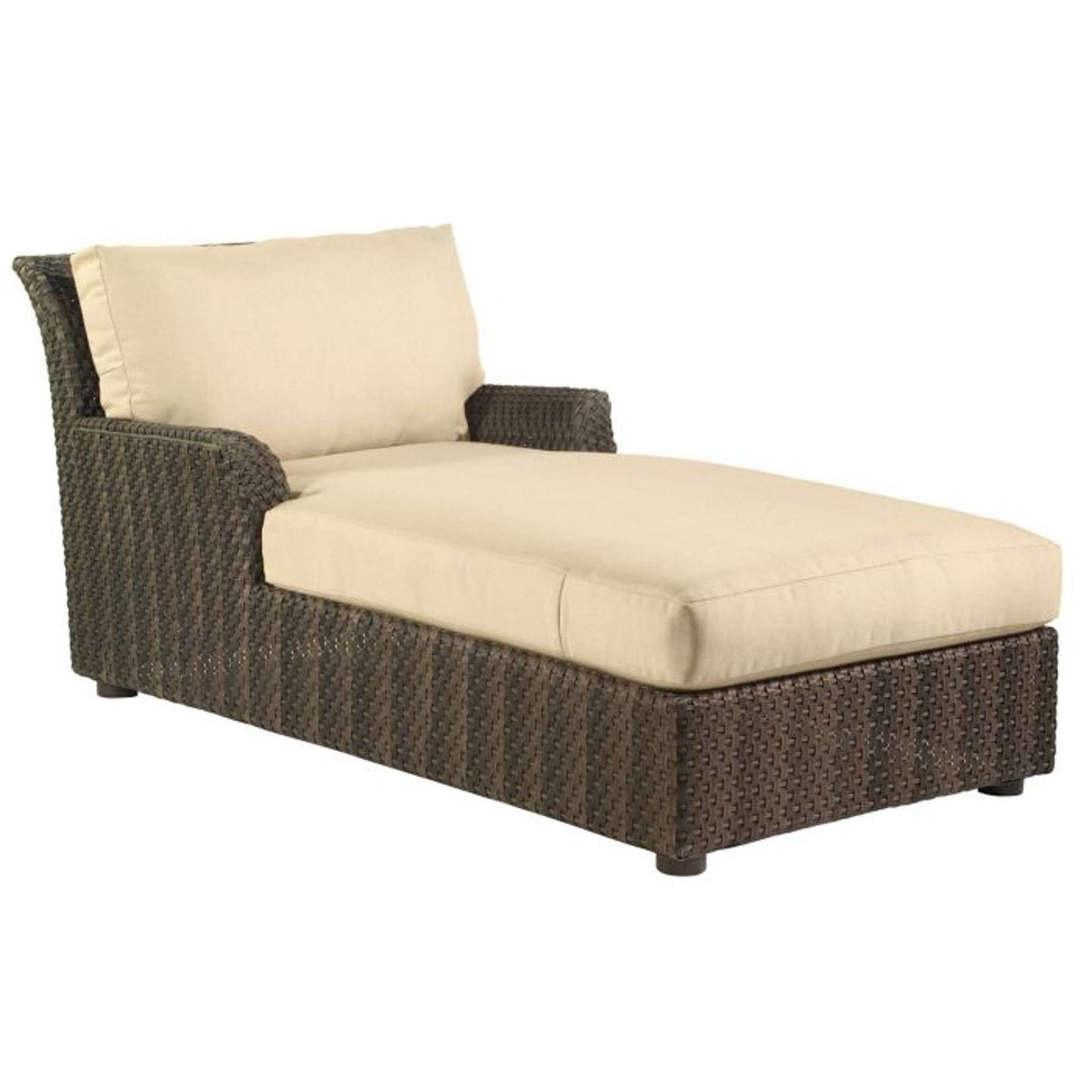 Aruba Woven Chaise Lounge with Cushion