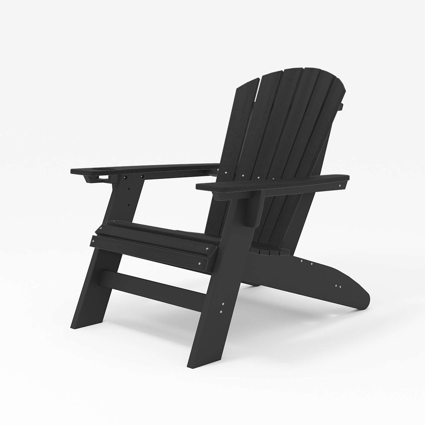 St. Simon Curved Back Adirondack Chair with Cup Holder