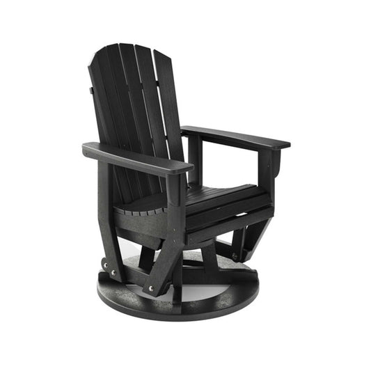 St. Simon Fan Back Swivel Glider Chair