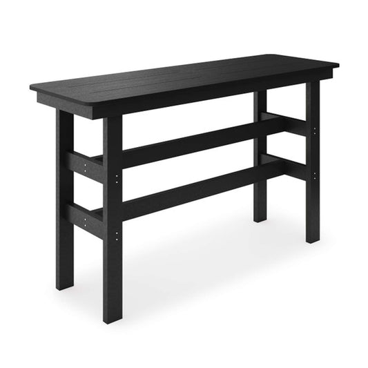 Savannah 72  Inch   Rail Hugger Bar Table