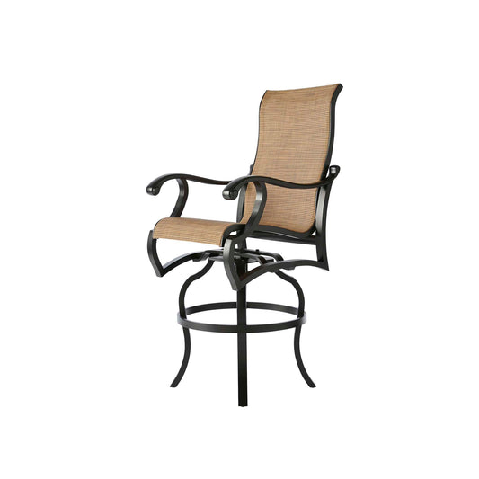 Volare Sling Swivel Bar Stool