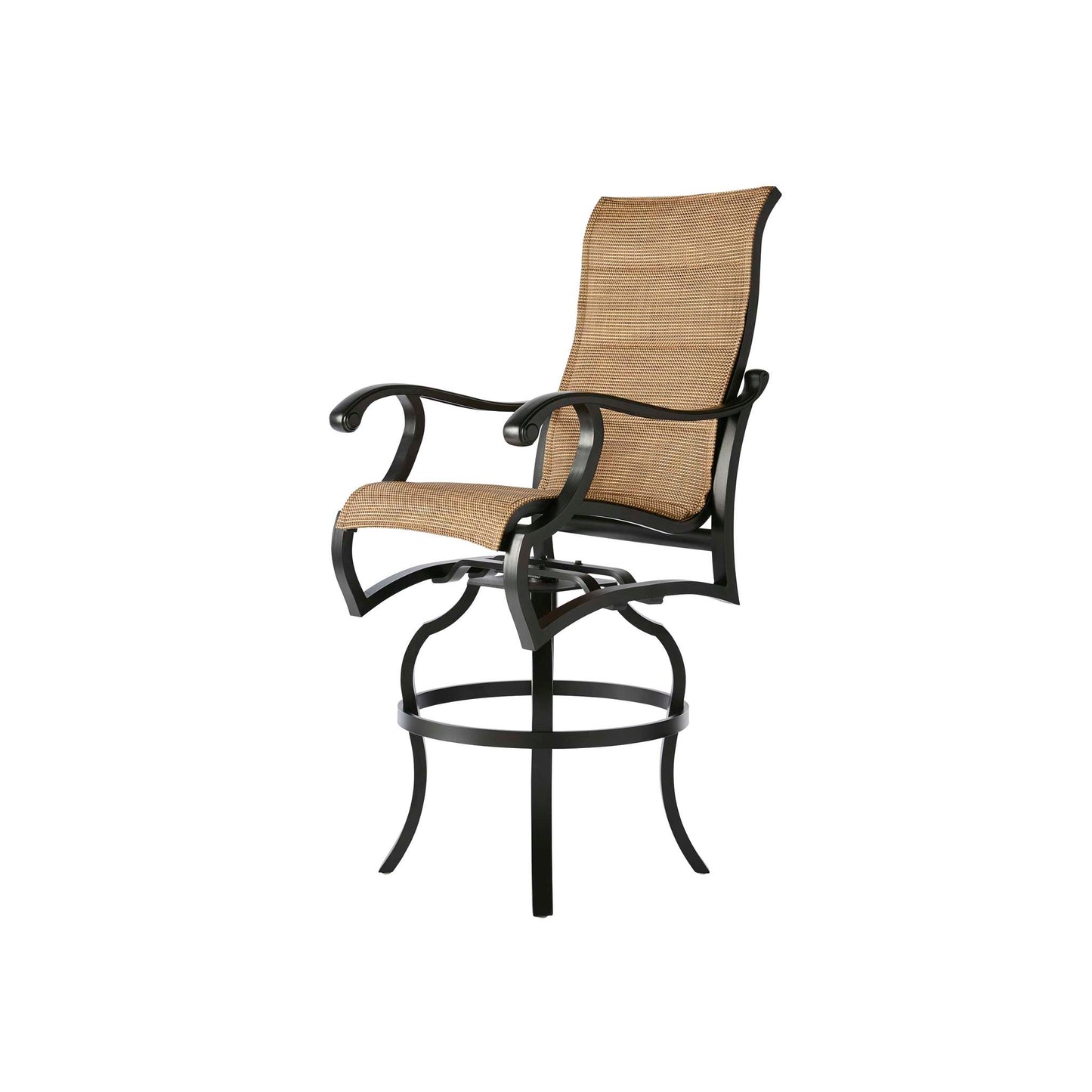 Valore Padded Sling Swivel Bar Stool