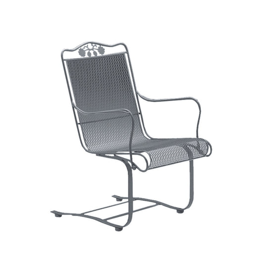 Briarwood High Back Spring Base Chair with Optional Seat Cushion