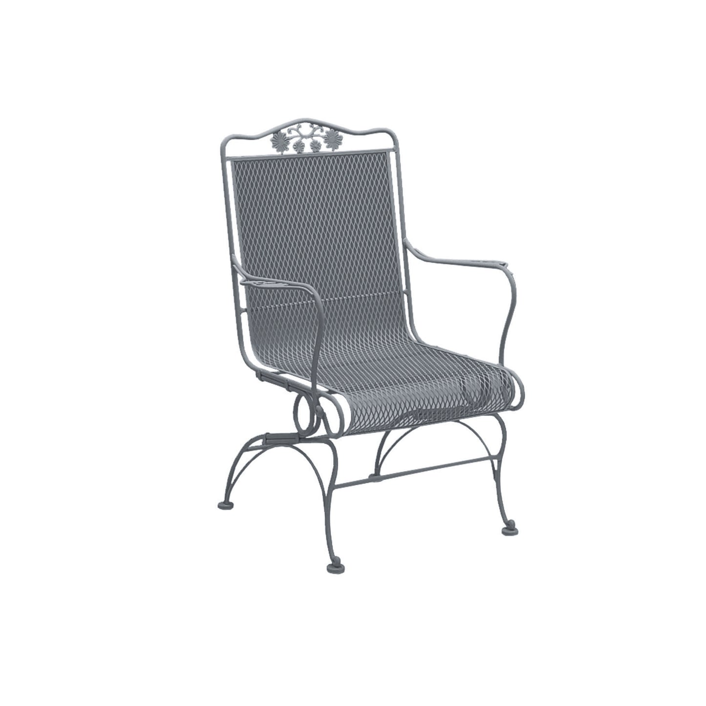 Briarwood High Back Coil Spring Chair with Optional Seat Cushion