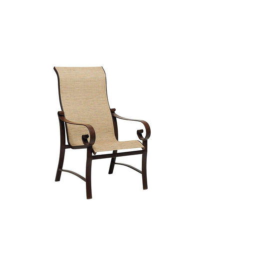 Belden Sling High Back Dining Arm Chair