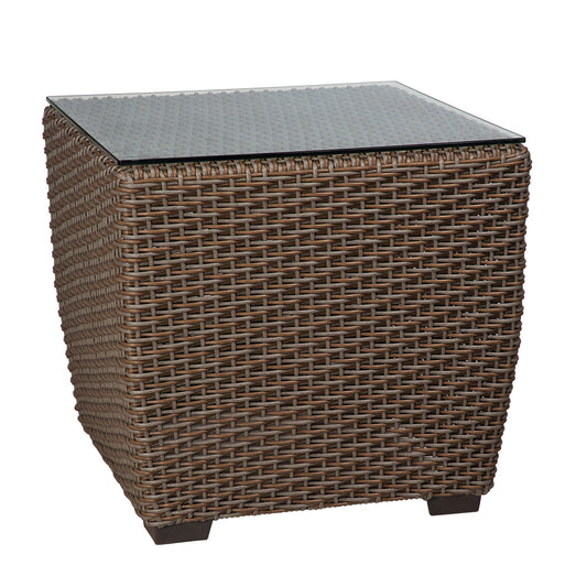 Augusta Woven Square Side Table