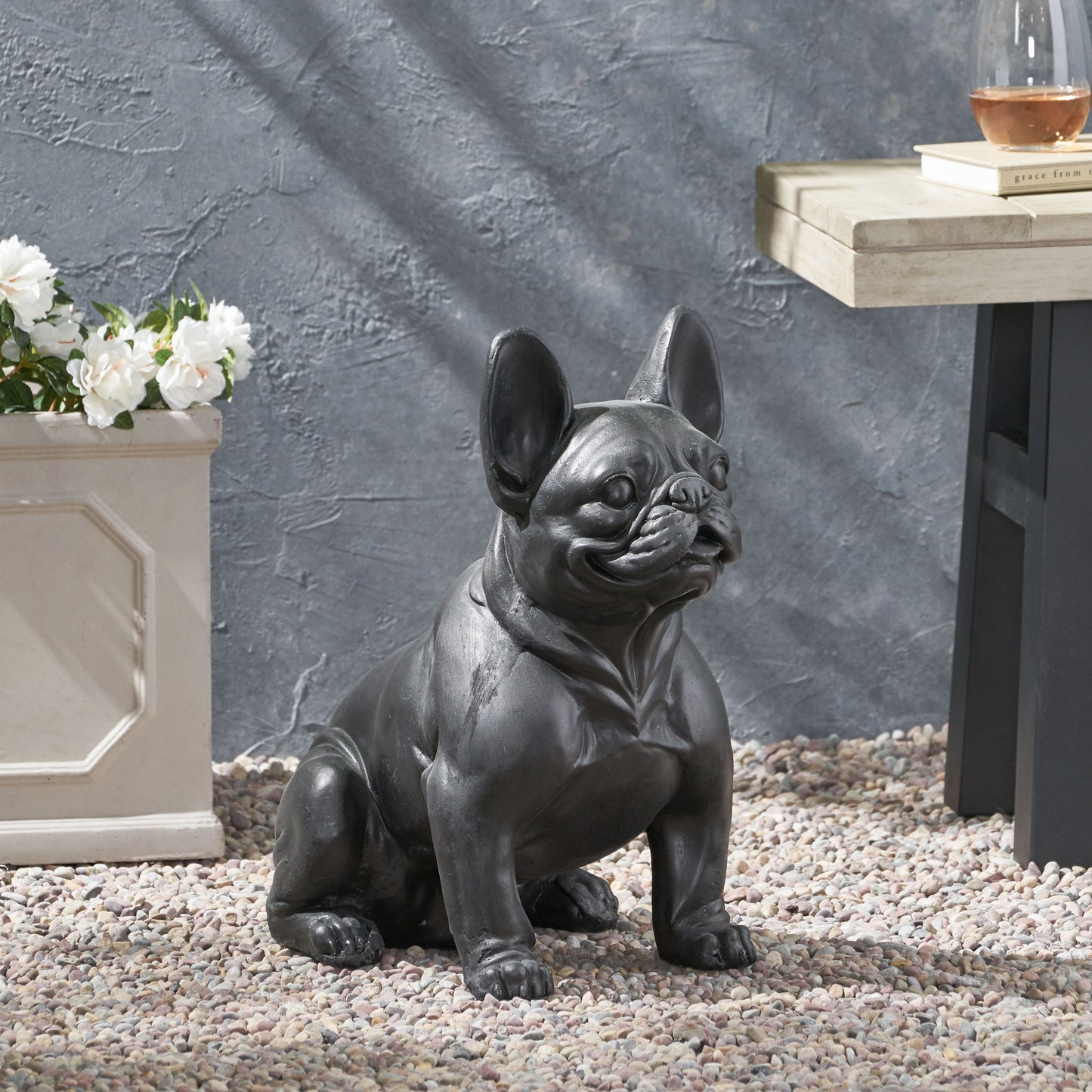 DOG GARDEN SCULPTURE