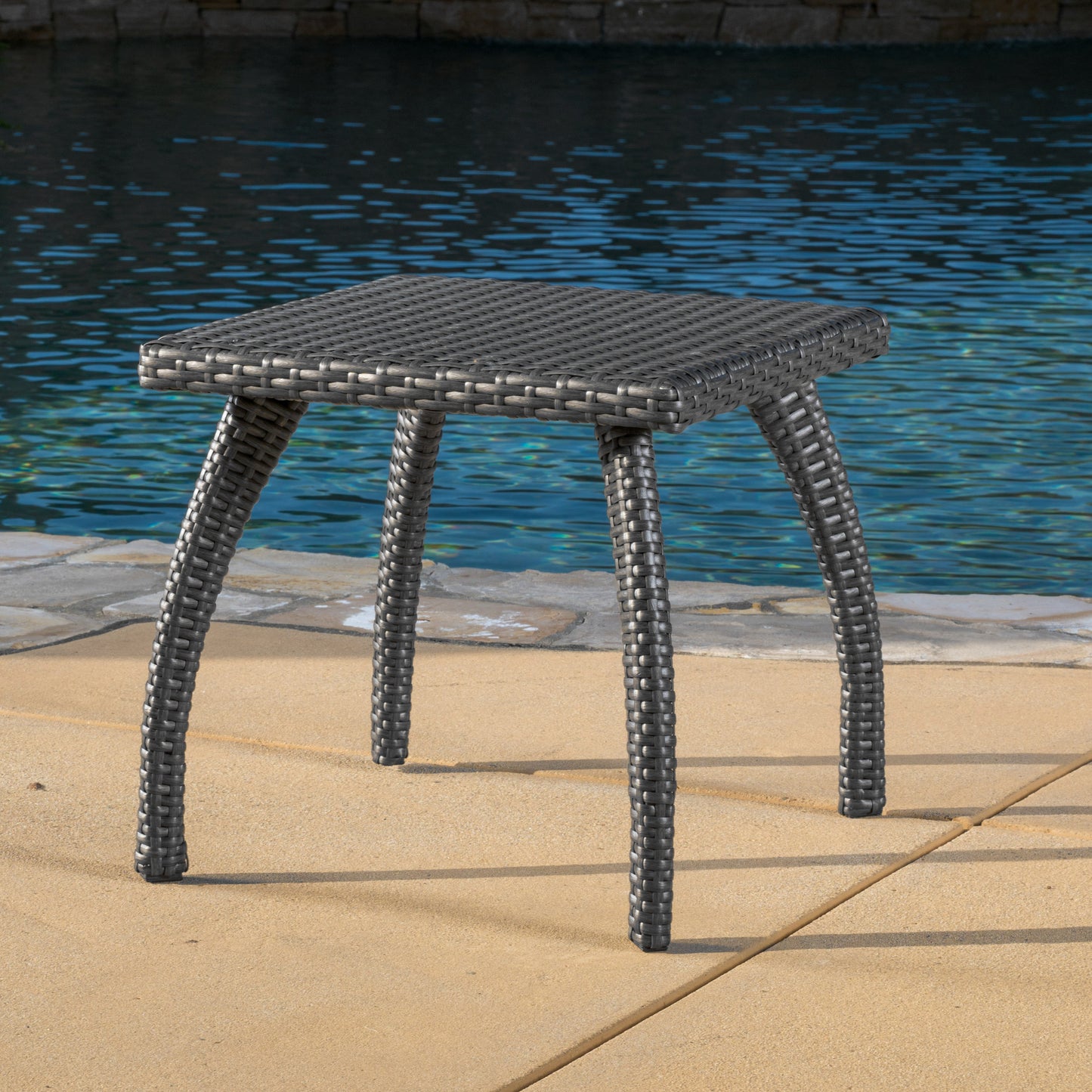 HONOLULU BROWN SIDE TABLE