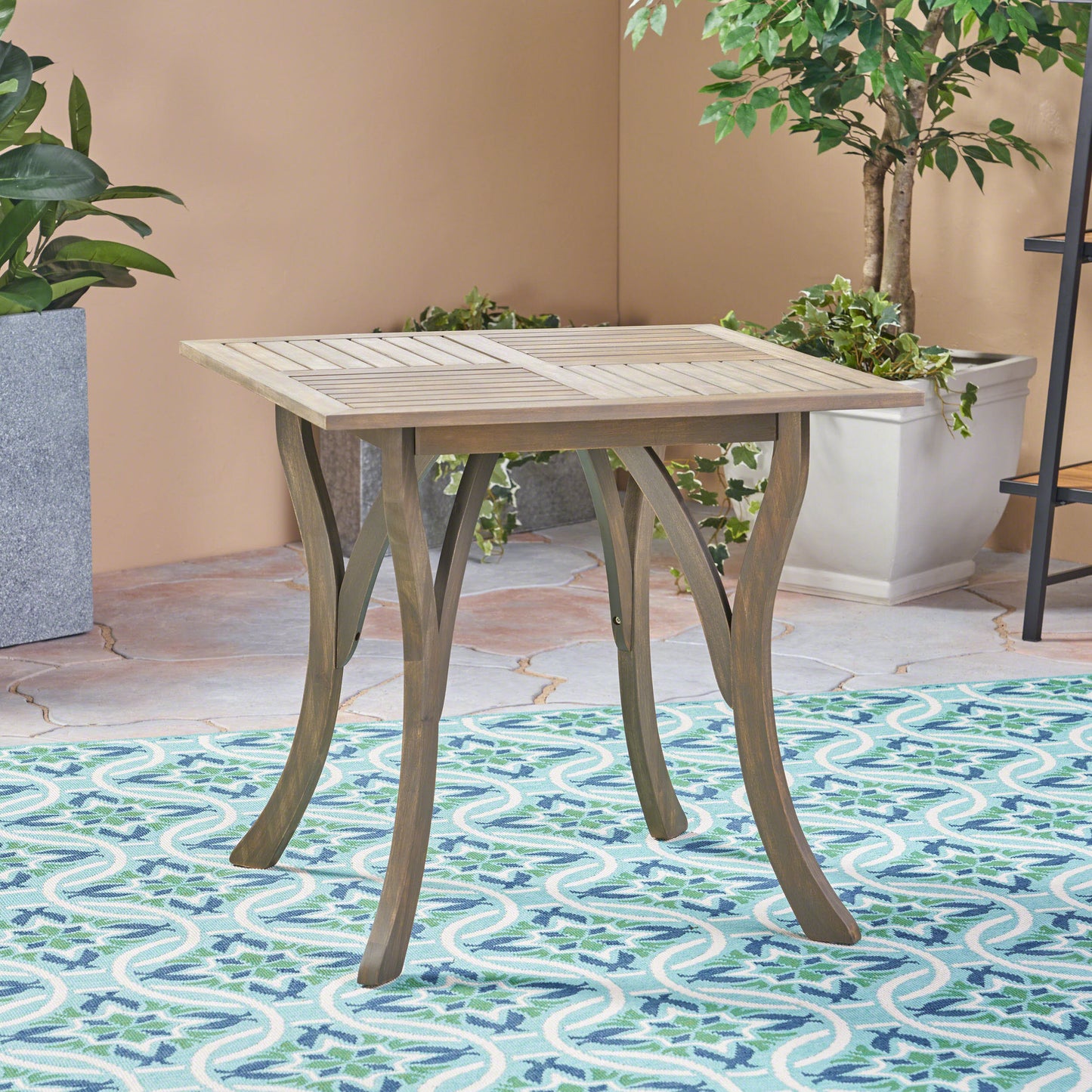 HERMOSA 31.5'' SQUARE WOOD TABLE