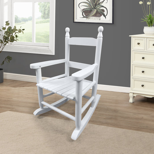 Children's  rocking white chair- Indoor or Outdoor -Suitable for kids-Durable