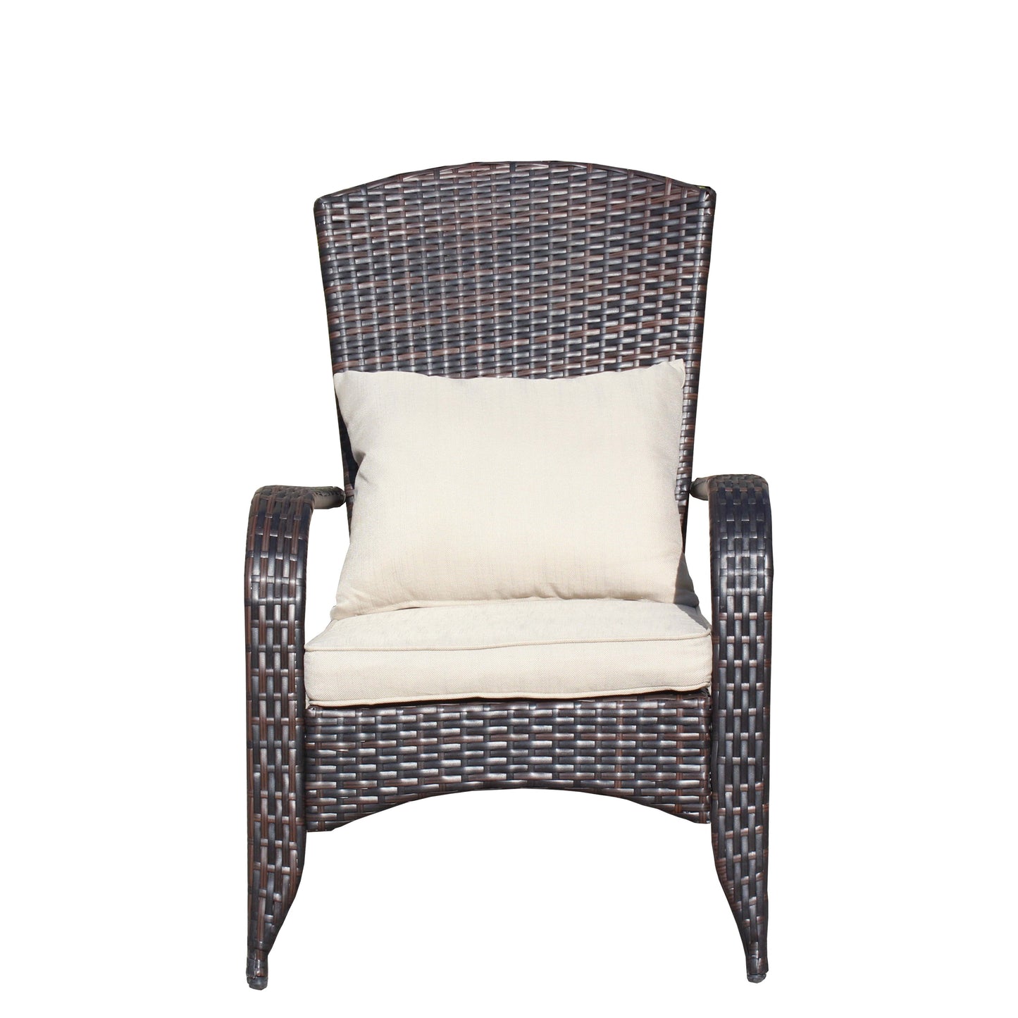 Patio Chair with Cushions(Beige Cushion)