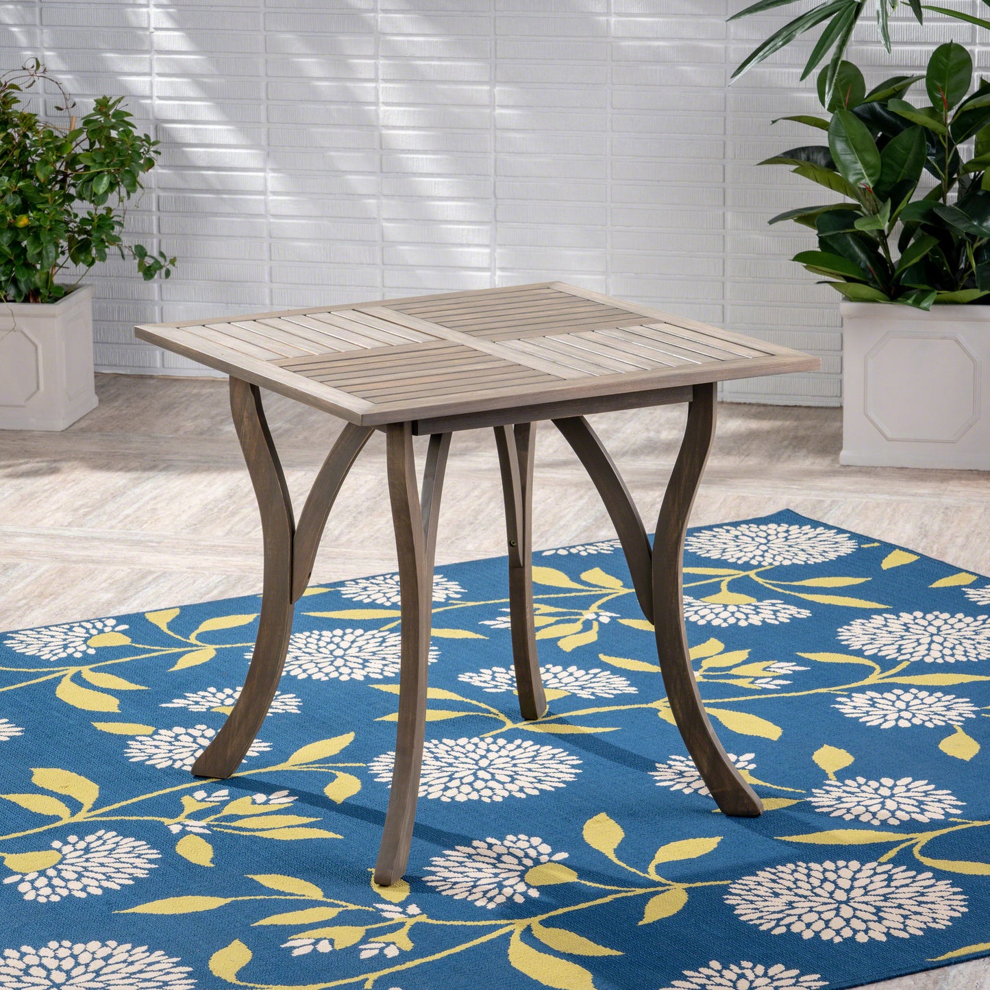 HERMOSA 31.5'' SQUARE WOOD TABLE