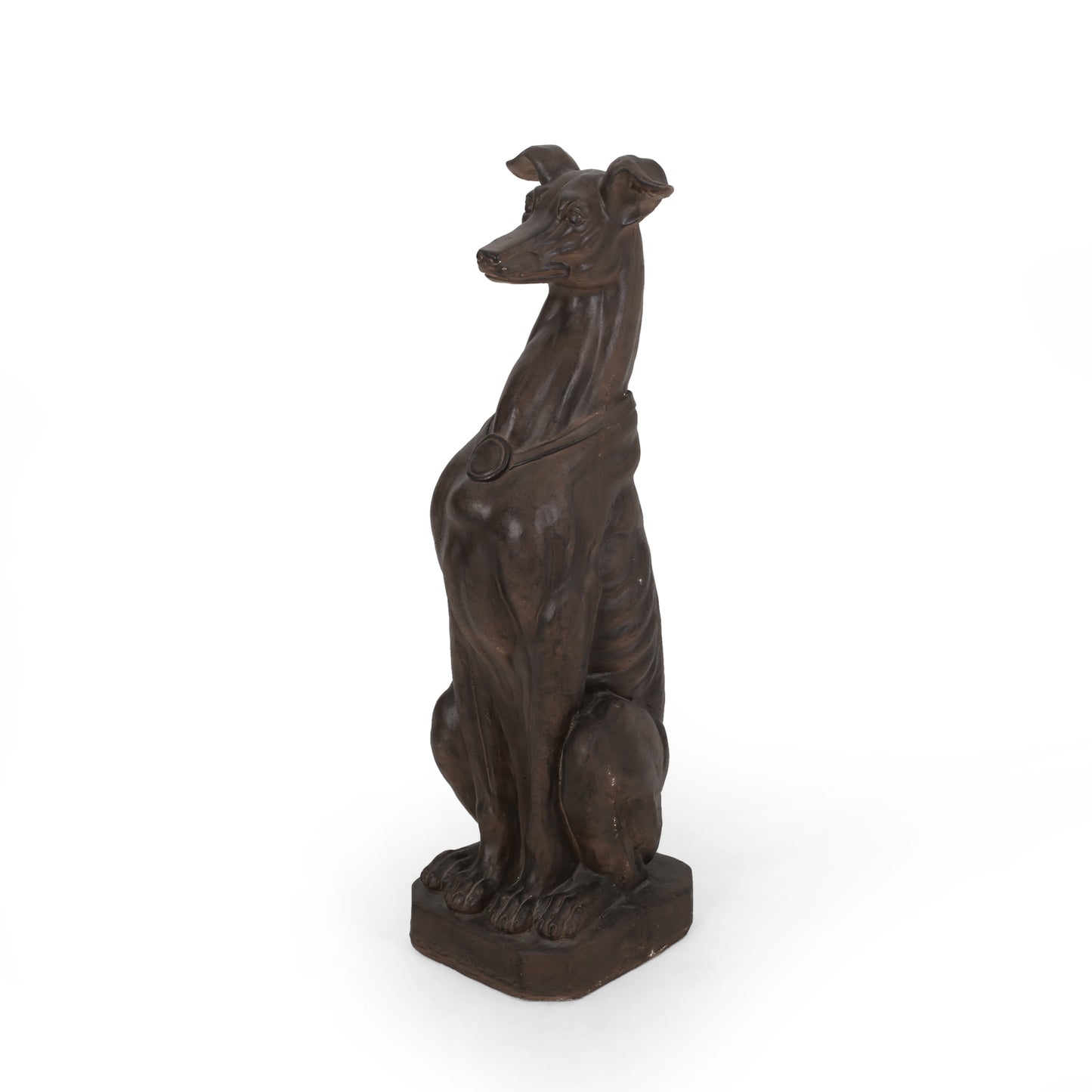 GREY HOUND DOG STATUE