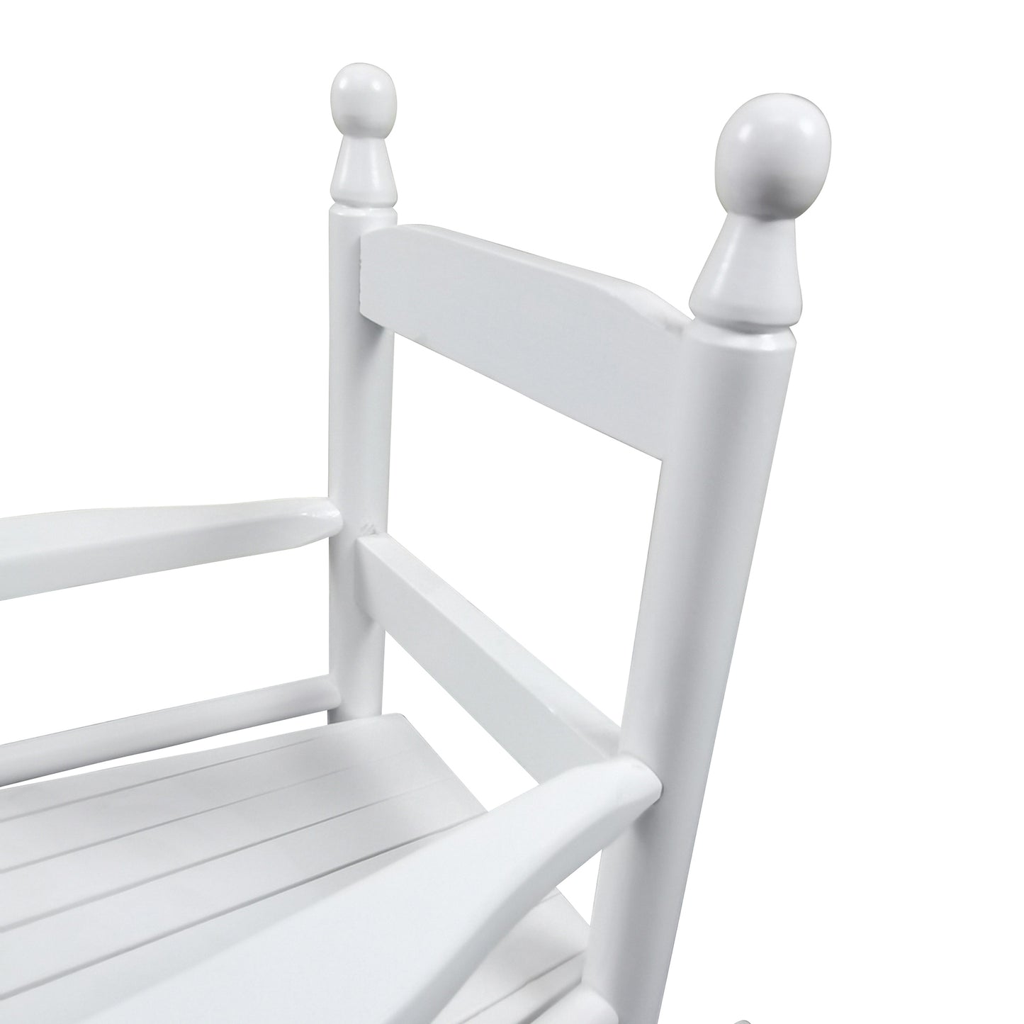 Children's  rocking white chair- Indoor or Outdoor -Suitable for kids-Durable